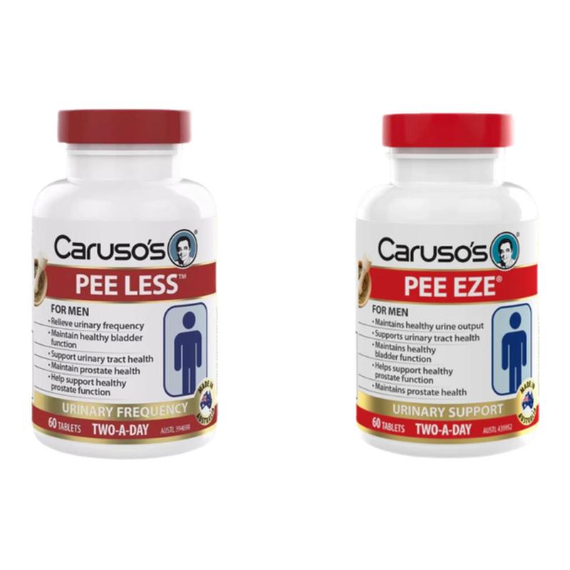 澳大利亚直邮Carusos防尿频片PEE Less解尿频男性健康60粒