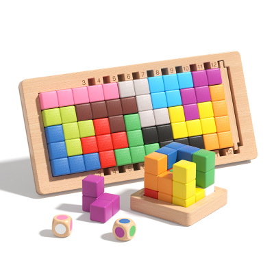 俄罗斯方块拼装积木拼图益智玩具