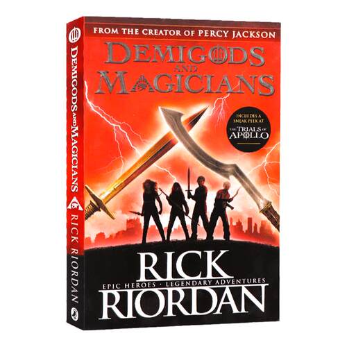 波西杰克逊系列 半神人和魔术师 英文原版 Demigods and Magicians 青少年科幻奇幻小说Rick Riordan 中学生课外阅读Percy Jackson