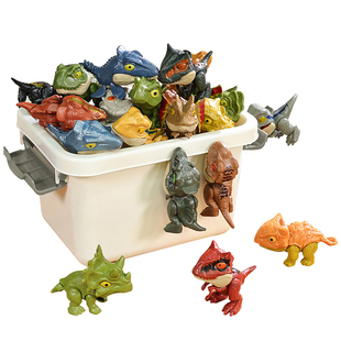 抖音咬手指恐龙玩具男孩儿童网红爆款侏罗纪霸王龙动物模型小恐龙