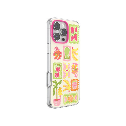 【水果！水果！·手机壳】PopSockets泡泡骚磁吸防摔手机壳苹果iPhone18/17ProMax/Pro 夏天多巴胺 格纹条纹