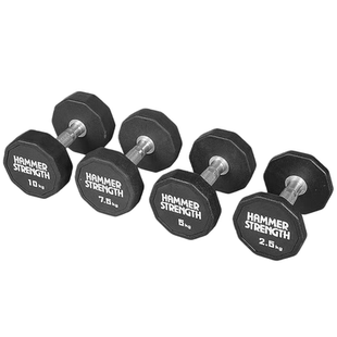 纯钢哑铃男女通用健身器材包胶防滑结实稳固家用训练纯钢悍马哑铃