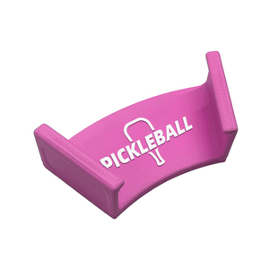 四个格子 匹克球拍专用挂钩 多巴胺配色免打孔球拍收纳展示挂架