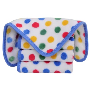 圆点珊瑚绒抹布厨房专用洗碗布家用不易沾油吸水不掉毛百洁布毛巾