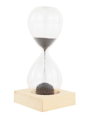 玻璃简约现代客厅磁力沙漏摆件