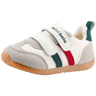 迷你巴拉儿童新款女童德训鞋宝宝鞋小童男童运动鞋子魔术贴童鞋