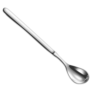 儿童辅食喂勺316不锈钢韩式长柄咖啡勺搅拌勺牛奶蜂蜜勺调料勺子