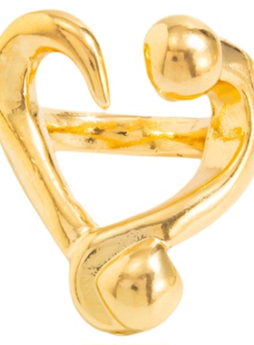 欧美跨境创意金属钉子爱心形戒指