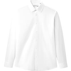 海澜之家商务白色正装长袖衬衫男