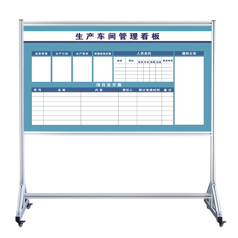 【生产车间管理看板】铝合金支架