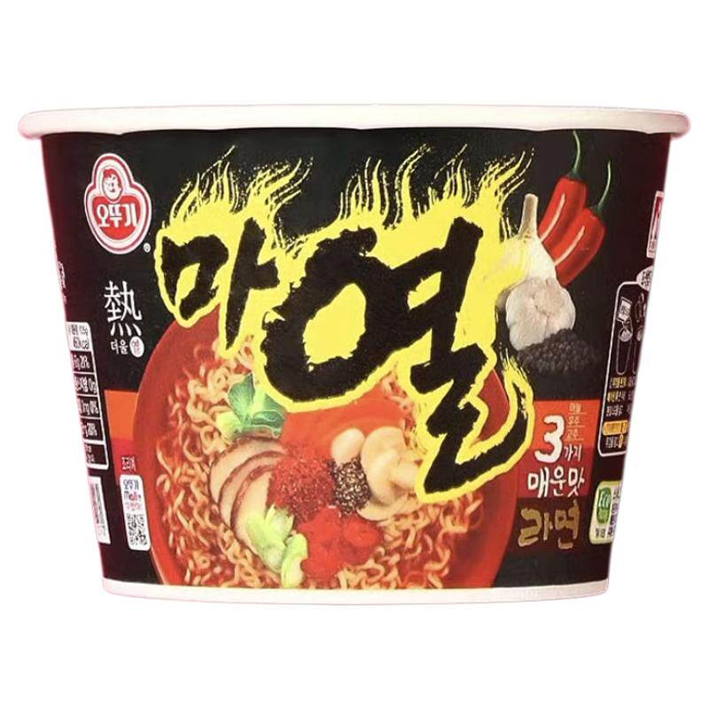 韩国进口不倒翁热拉面3种辣味