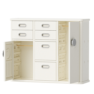 【25年新款】曼龙儿童衣柜宝宝衣服收纳柜大容量玩具收纳架储物柜