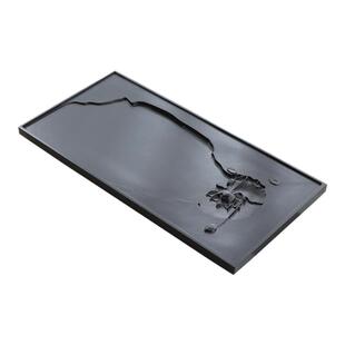 天然乌金石茶盘家用2026新款浮雕茶台茶海客厅高档功夫一体茶托盘