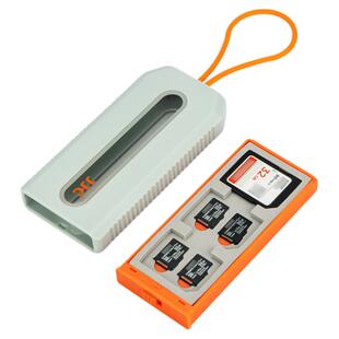 JJC SD卡盒 多功能内存卡TF卡收纳盒CFexpress Type-A卡/B卡任 天 堂switch NS游戏卡 XQD存储卡保护卡套卡包