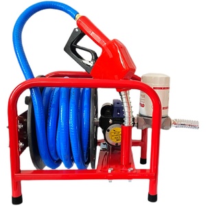 电动自动启停抽油泵柴油12v24v220伏自吸加油机计量加油枪吸油器