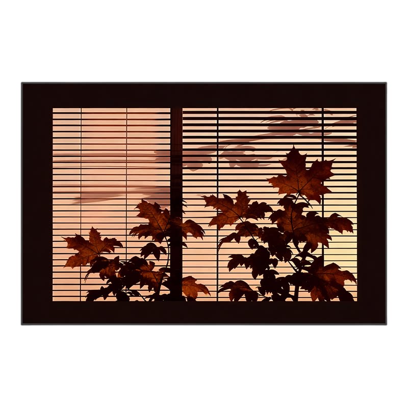 光影装饰画治愈系客厅餐厅挂画