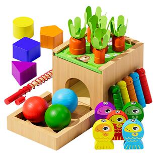 大颗粒积木蒙氏早教0到3岁婴幼儿童可啃咬6个月以上1宝宝益智玩具