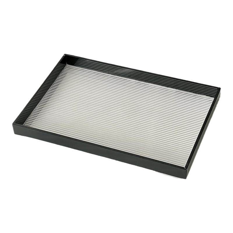 托盘长方形家用高级感客厅茶几甜品蛋糕餐盘塑料桌面置物收纳盘子