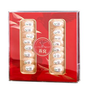 燕窝干盏正品官燕印尼溯源金丝燕盏条原盏备孕妇营养补品礼盒100g