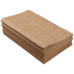 毛边纸米字格宣纸大格子竹麻纸描红九宫格书法纸初学者入门书法套装练字专用纸毛笔作品纸练习纸写毛笔字纸