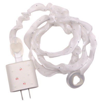 适用S11苹果手表watchS10数据线保护套SE2充电器防折断Ultra3网纱