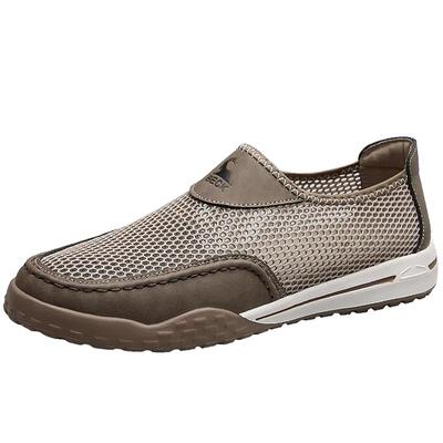 公羊网面透气运动鞋轻便一脚蹬