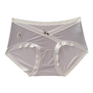 孕妇内裤怀孕期专用早期中后期低腰托腹大码孕期无痕冰丝三角裤