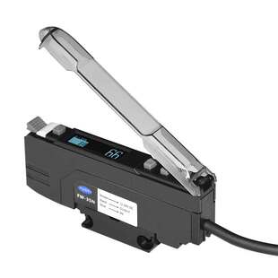 FUWEI数显中文光纤放大器FW-35光栅区域矩形传感器探头红外对反射