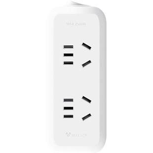 公牛插头转换器竖向插排一转多二变三分插器电源插座扩展器转向插