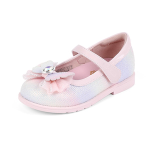 Dr.Kong江博士童鞋春款女童单鞋粉色公主皮鞋宝宝礼仪鞋