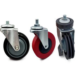 超市购物篮轮子脚轮万向轮购物筐拉杆购物篮小轮子购物车轮子配件