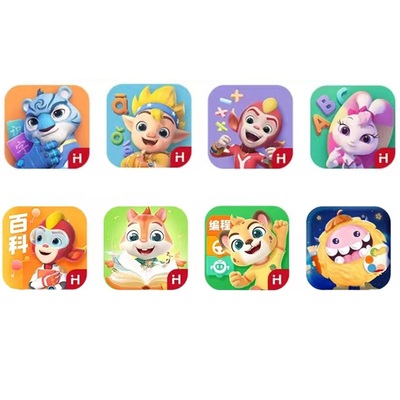 正版授权】洪恩拼音数学识字英语