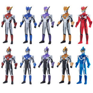 日版万代罗布泰迦奥特曼玩具银河火花软胶人偶500系罗索布鲁形态