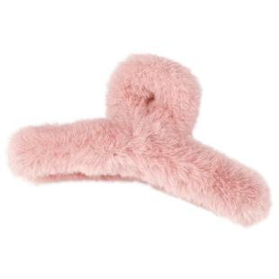 DODOGOGO毛绒抓夹后脑勺发夹秋冬盘发鲨鱼夹2025新款毛毛大号发抓