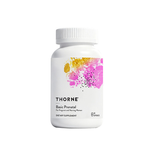 Thorne悦恩孕妇产前叶酸综合基本B族维生素A矿物质备孕胶囊VMP