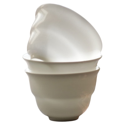 四季沫薄胎骨瓷盖碗茶人专用器