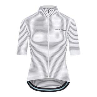 CDC Breton Stripes 女士短袖骑行服透气吸湿泡泡纱法国小飞鱼