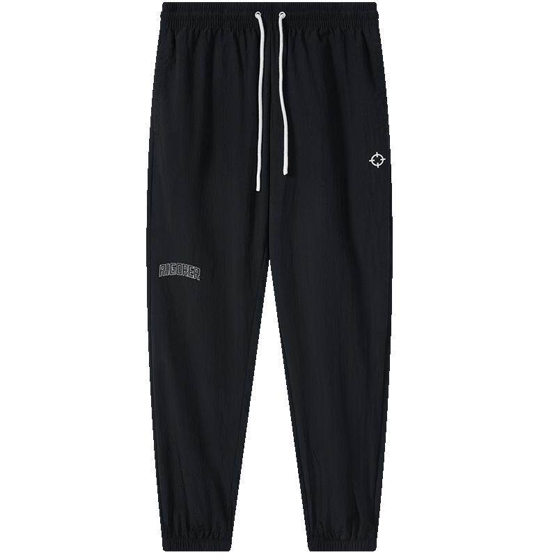 准者梭织长裤秋冬新款篮球训练户外跑步垂感透气休闲束脚运动裤