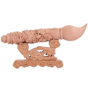 桃木文昌笔摆件木雕文昌塔挂件实木质工艺品客厅书房办公室装饰品