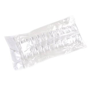 日式美甲打版练习短方圆平底透明实心打板甲片样板美甲店展示色卡