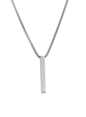 潮牌项链长方体钛钢毛衣链