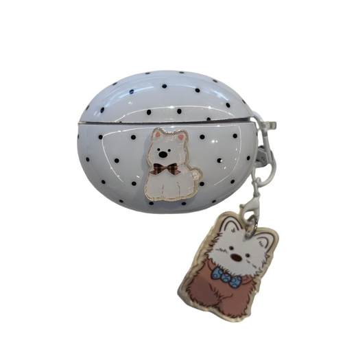 适用于华为freebuds6i耳机保护壳se3立体波点西高地freebudspro4代轻薄服帖保护壳freeclip日韩风软壳防摔6代