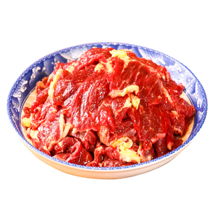 韩式烤肉食材半成品黑牛肋条150g谷饲散养冷冻新鲜生牛肉片烧烤