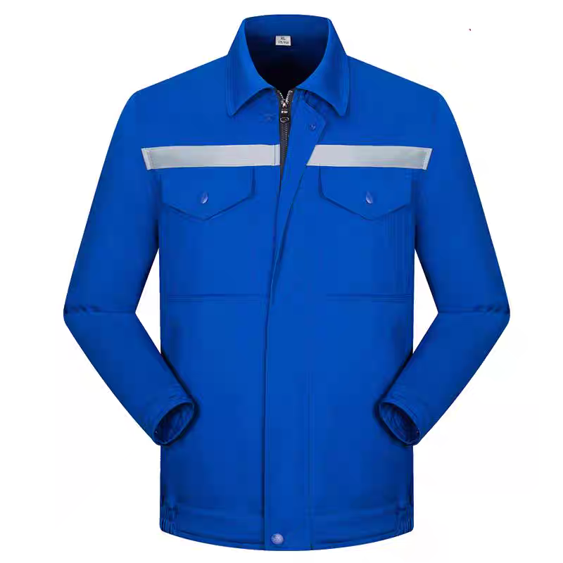 反光工作服套装男长袖汽修建筑工程服铁路工地干活劳保衣服装定制