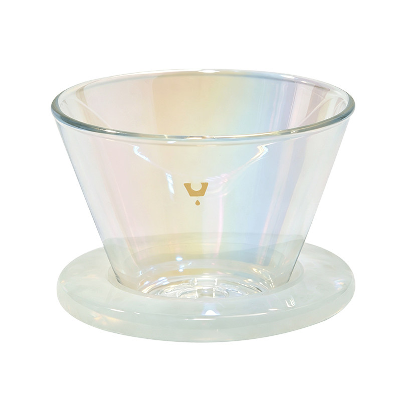 彩虹手工玻璃蛋糕滤杯1-2人份