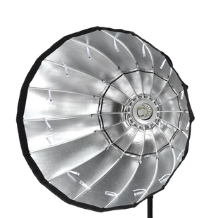 神牛保荣卡盘一体90cm深口抛物线柔光箱16杆伞式柔光罩易安装