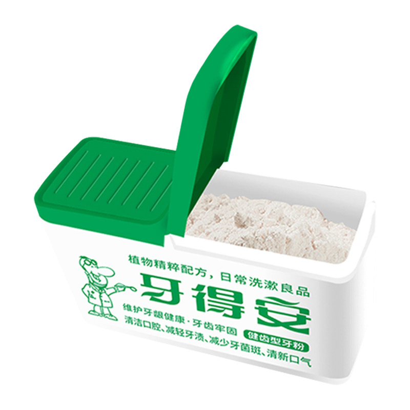 52g齿型正品专护口气异味牙粉