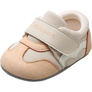 牧童新生婴儿步前鞋2025秋冬新款复古柔抱鞋软底学步宝宝鞋女童鞋