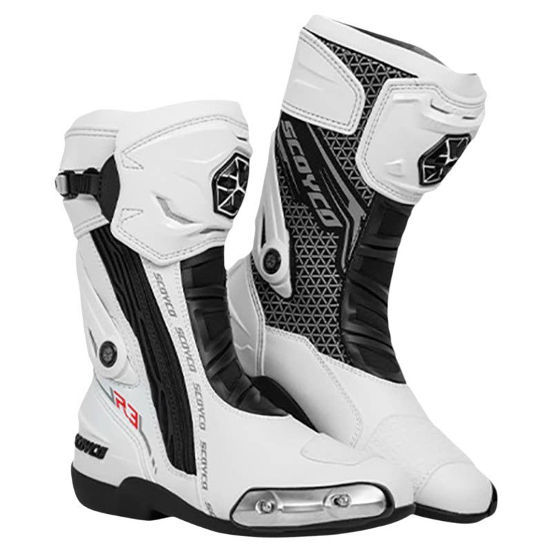 赛羽摩托车骑行靴防摔拉力靴男