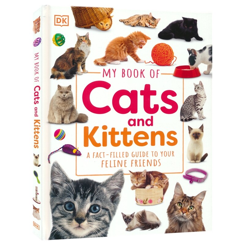DK My Book Of Cats And Kittens 我的猫猫之书 动物科普 儿童百科科普读物 精装 英文原版进口图书